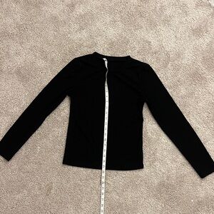 Classic Black Long Sleeve Top